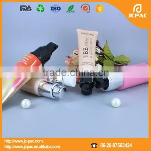 Airless PE Whitening BB Cream Tubes for Cosmetic Packaging With Pump Tube thumbnail-2