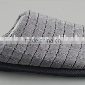 Warm Cotton Fabric Man Bathroon Slipper Shoes Winter Soft Competitive Price Man Bathroom Slipper thumbnail-1