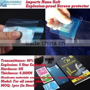 0.26mm 6H Explosion-proof Soft Nano-coated Films for Iphone 6s Glass Screen Protector for All Smart Phone thumbnail-3