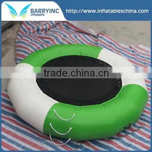 Summer Water Park Water Toys Equipment Air Bouncer Inflatable Trampoline for Sale thumbnail-1