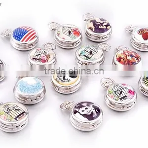 Custom Pocket Watches, Vintage us Flag Watche Necklace thumbnail-3