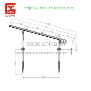 Helical Ground Pole Anchor, Helical Ground Pile ,solar Ground Screw Pile thumbnail-5