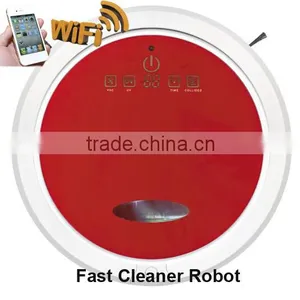Newest WIFI Smartphone App Control Wet and Dry Mopping Robot Tolmuimeja / Hoover Vacuum Cleaner thumbnail-4