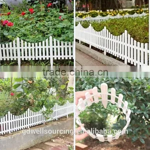 White Fence Plastic Fence Garden Fencing Wholesale Foldable Green Garden Fence Good Quality Plastic Garden Gate thumbnail-1