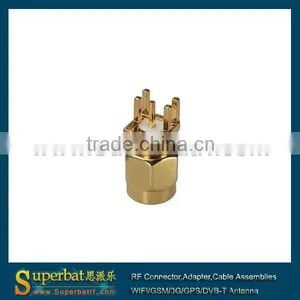 SMA End Launch Plug Vertical PCB Mount 0.81mm 3g Antenna Rp-sma thumbnail-1