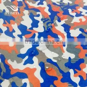 600D Polyester Waterproof Camoflage Printed Bags Fabric With Pvc Coated thumbnail-1