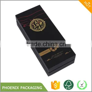 Luxury Single Bottle Red Wine Box Paper Cardboard Wine Box With EVA Insert thumbnail-2
