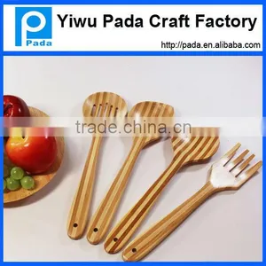 Bamboo Cooking Tools With Pakka Wood Handle thumbnail-1