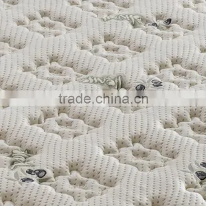 Soft Roll up Pocket Spring Mattress, Quilt Silk , Olives Fabric Bed Mattress EV1327 thumbnail-2