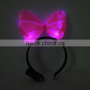 Nice Kid Bowknot Hairpin Plastic Light Led Toy thumbnail-3