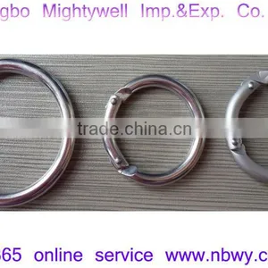 High Quality Round Silver Carabiner thumbnail-1