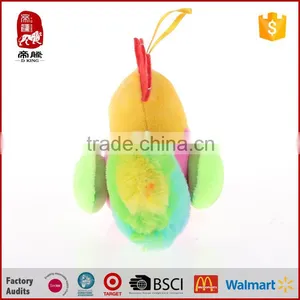 Manufacturer Colorful Plush Chook Keychain for Promotion thumbnail-6