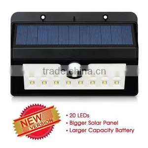 2016 20 Led Solar Motion Sensor Light Outdoor Solar Garden Light Hotel Wall Lamp thumbnail-2