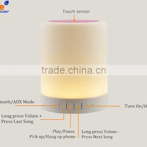Motion Sensor LED Night Light With Bluetooth Speaker Promotional Gifts Bedtime Story Speaker Bedside Lamp thumbnail-5