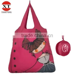 Polyester Foldable Shopping Bag With Small Pouch thumbnail-1