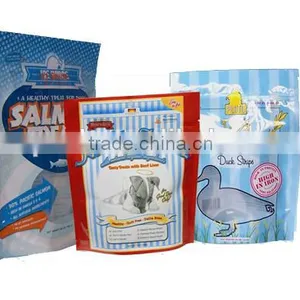 Plastic Pet Food Bag With Top Resealable Zipper thumbnail-1