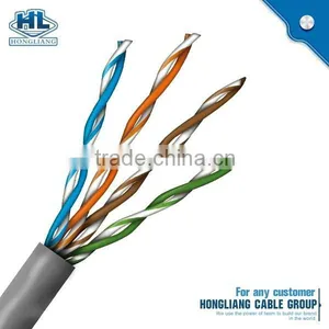 Copper Clad Steel Conductor PVC Insulation 8x5x0.10mm Cat5 Cat5e Cat6 Network Cable thumbnail-1