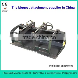 Skid Steer Loader Attachments Grapple Bucket thumbnail-1