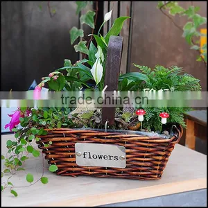 Rectangle Shape Wicker Basket Willow Basket thumbnail-2