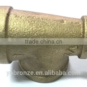 New Products Taiwan 1x3/4 Inch Pipe Brass Fittings Reducing Tee thumbnail-3