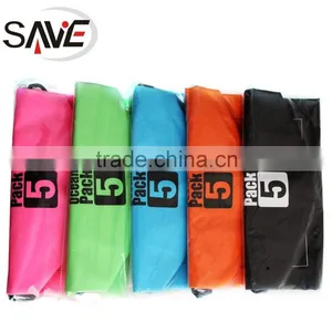 Trade Assurance China Wholesale Latest Sport 5L 500D PVC Tarpaulin Waterproof Outdoor Dry Bag thumbnail-1