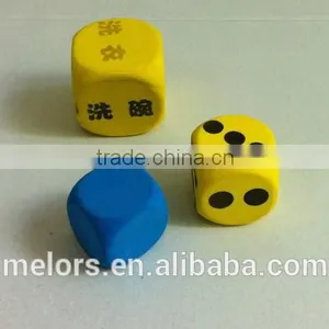 Melors Wholesale EVA Toys Custom Dice Small Cube Colorful EVA Dices thumbnail-2
