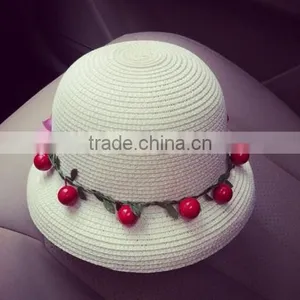 2016 Professional Ladies Flower Sunshine Beach Hat Summer Wear Fashion Ladies Handmade Hat Straw thumbnail-5