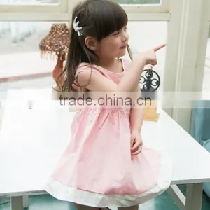 Hot Selling Girls Pink Dress Cotton Breathable Girls Pink Dress thumbnail-3