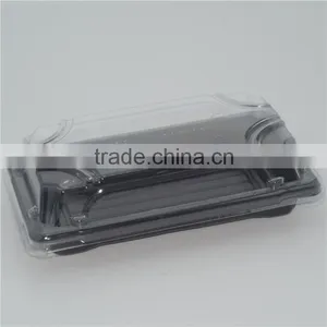 SM1-1101Black Disposable Sushi Containers,Sushi Plastic Container,Sushi Packaging thumbnail-2