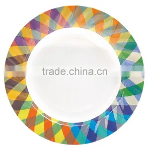 Round Food Porcelain Plate Dishes thumbnail-1