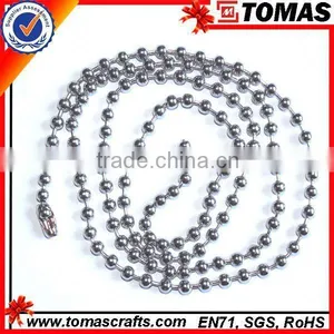 Guangzhou Custom Fashion White Ball Chain Necklace thumbnail-1