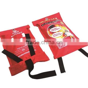 Professional Fiberglass Fire Blanket Price for Sale 1M*1M thumbnail-1