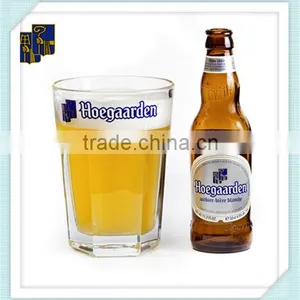 Octagonal Shape 450ml Hoegaarden Beer Glass Hoegaarden Brand Beer Glass Cup for Sale thumbnail-3
