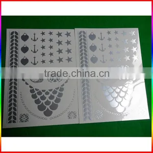 Metallic Silver Necklace Tattoo/flash Tattoos thumbnail-2