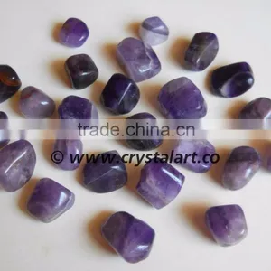 AMETHESE AGATE HIGH GRADED TUMBLED PEBBLES STONE thumbnail-1