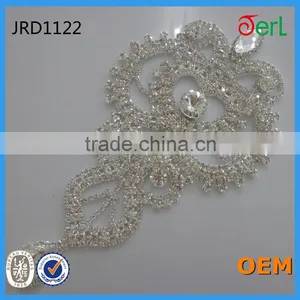 2016 New Styles Popular Rhinestone Lace for Wedding Dress thumbnail-1