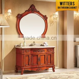 OEM Cheap Bathroom Vanity Antique Bathroom Furniture thumbnail-1