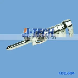Crimp Terminal Male 43031series Connector Molex 4 Pin Connector 43031-0004 With Tin Plated Tin/Brass Alloy Contact 26-30 AWG thumbnail-3