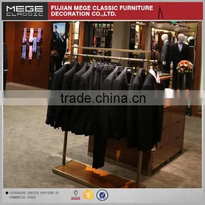 Fashion Design Wooden Clothes Display Stand For Shop thumbnail-6