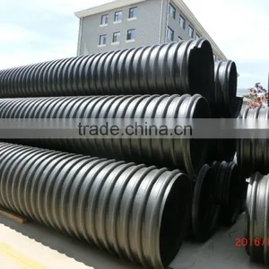 DN500,SN8 Steel Belt Reinforced pe Pipe for Drainage thumbnail-4
