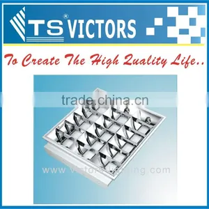 Office Light Fluorescent Louver Fixture Led Recessed Grill Lamp 3X40W 120cm Led thumbnail-1