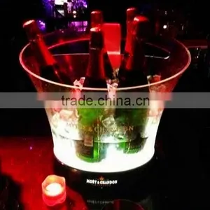 New Led Plastic Acrylic Champagne Ice Bucket for Party thumbnail-1