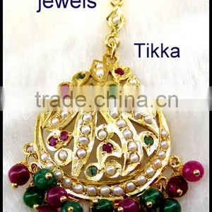 Designer Jadau Maang Tikka thumbnail-1