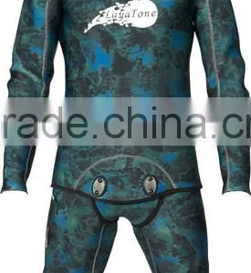 Camoflag Neoprene Pattern Spearfishing Fishing Wetsuits thumbnail-3