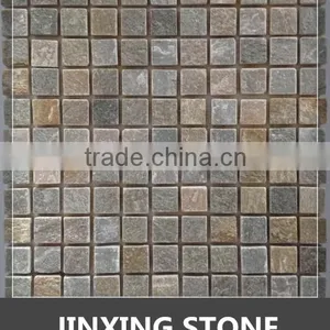Natural Slate Garden Mosaic Tile Flooring thumbnail-1