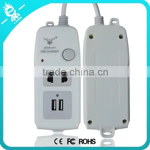Extension Wall Electrical Switch Usb Socket Power Strip With 2 Usb Port Output thumbnail-1