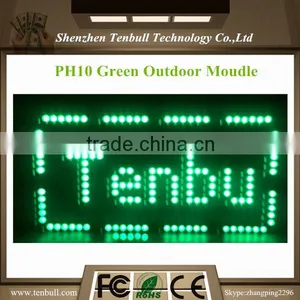 Outdoor Single Color Green P10 Led Display thumbnail-1