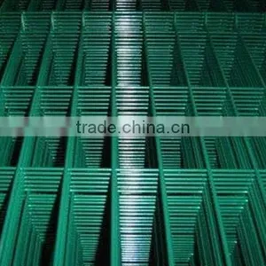 3.00mm Diameter 50 by 200mm Mesh Size Galvanized PVC Finish Welded Mesh Fence Panel thumbnail-1
