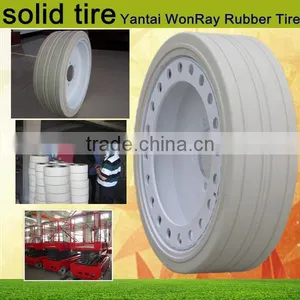Good Price Scissor Lift 16x5x12 White Non Marking Solid Tire, Wheel Assembly for Skyjack thumbnail-1