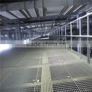 2015 Hot Sale High Quality Mild Platform Flooring Galvanized Welded Steel Grating thumbnail-1